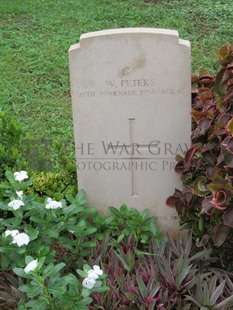 TRINCOMALEE WAR CEMETERY - PETERS, WILLIAM